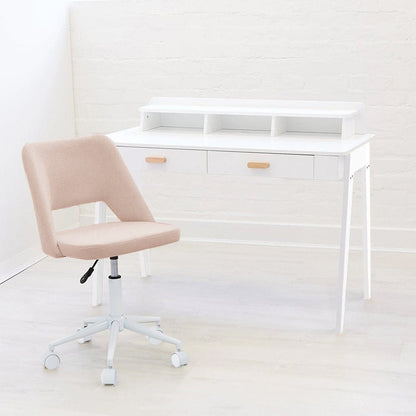 BILLY Corduroy Desk Chair Dusty Pink
