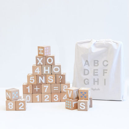 Bloom Block Set with Canvas Bag