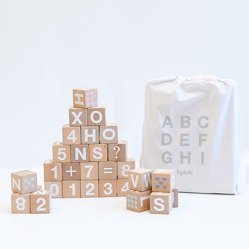 Bloom Block Set with Canvas Bag