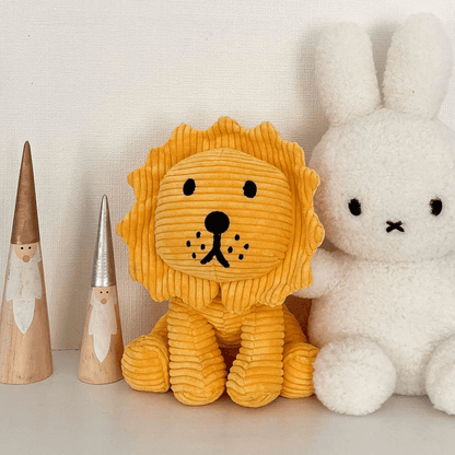Bon Ton Toys Lion ECO Corduroy Yellow 17 cm
