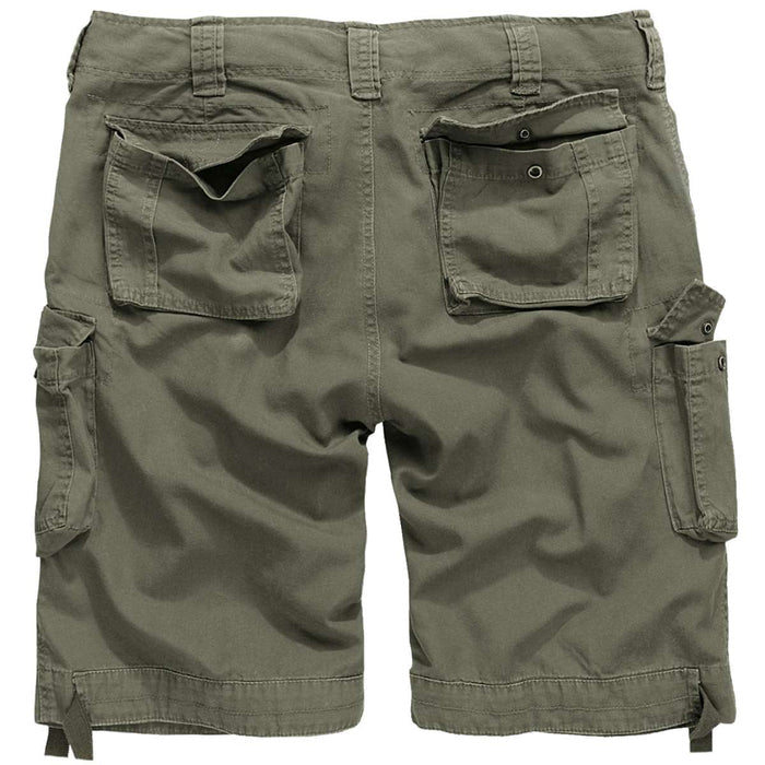 rear of brandit urban legend shorts olive