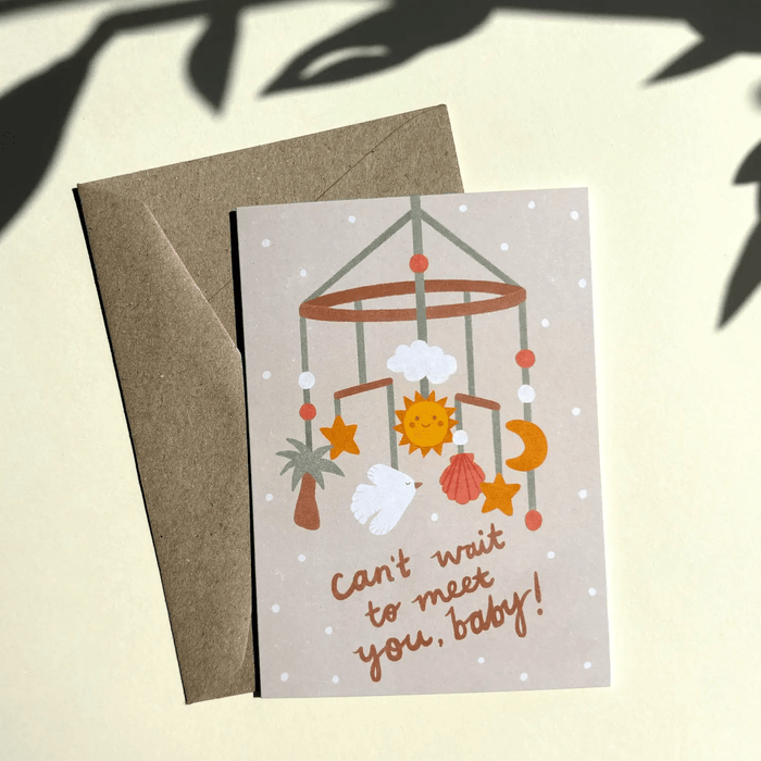 Can't Wait to Meet You Baby Card