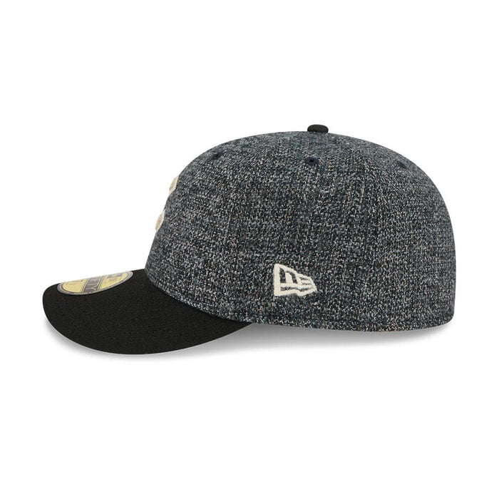Pictured is this MLB Tweedy Cotton Chicago Cubs 59FIFTY Fitted cap in black. 5