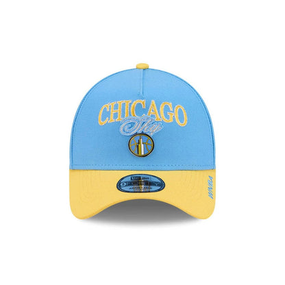 Pictured is this WNBA Tip Off 2026 Chicago Sky 9FORTY A-Frame cap in light blue. 2
