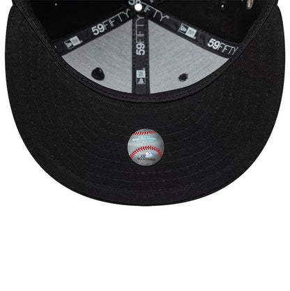 Pictured is this MLB Food Chicago White Sox 59FIFTY Fitted cap in black. 7