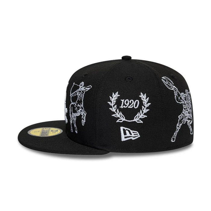 Pictured is this MLB Mythical Chicago White Sox 59FIFTY Fitted cap in black. 6