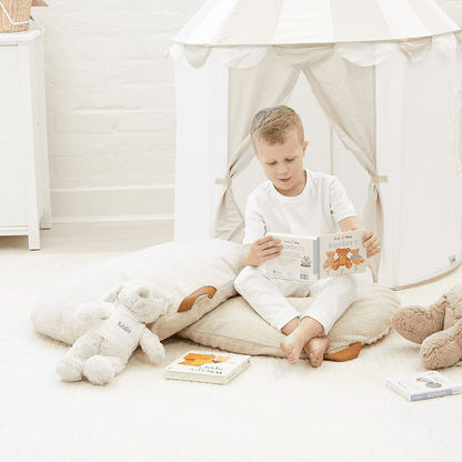 Circus Tent with 2pcs BAYLEY Teddy Boucle Cushion Bundle Nougat