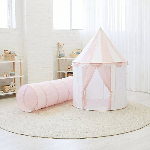 Circus Tent with Play Tunnel Bundle Blush Pink