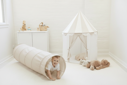 Circus Tent with Play Tunnel Bundle Nougat