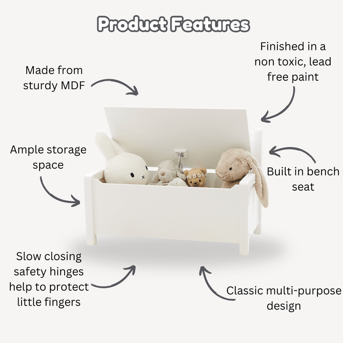 Clover 2 in 1 Toy Storage Bench