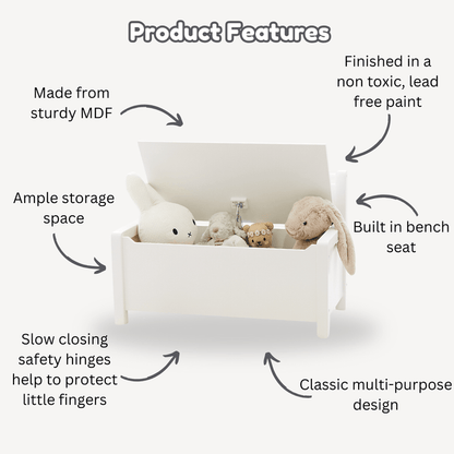 Clover 2 in 1 Toy Storage Bench