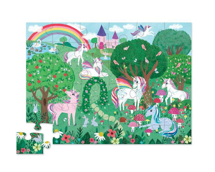 Crocodile Creek Classic Floor Puzzle 36 pc - Unicorn Dreams