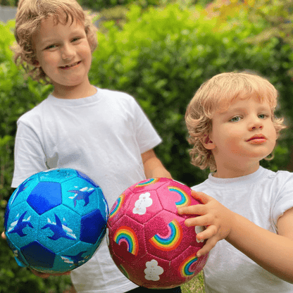 Crocodile Creek Glitter Soccer Ball - Shark City (Size 3)
