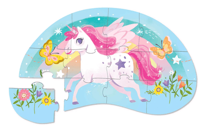 Crocodile Creek Mini Puzzle 12 pc - Sweet Unicorn