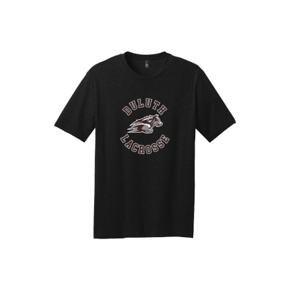 Duluth Lacrosse - District ® Perfect Blend DM108 Tee with full color Duluth Lacrosse heat transfer logo