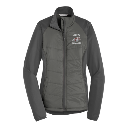Duluth Lacrosse - Ladies Port Authority L787 Hybrid Soft Shell Jacket with embroidered logo