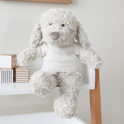 Eddie Dog - Plush Toy Grey