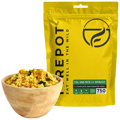 firepot food vegan dal and rice xl