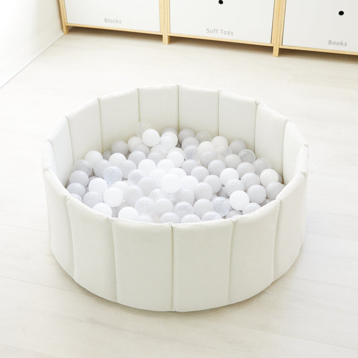 Ivory Ball Pit Grey Smoke Balls