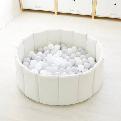 Ivory Ball Pit Grey Smoke Balls