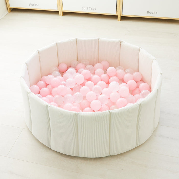 Ivory Ball Pit Pale Pink Balls