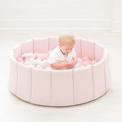 Foldable Corduroy Ball Pit Blush Pink