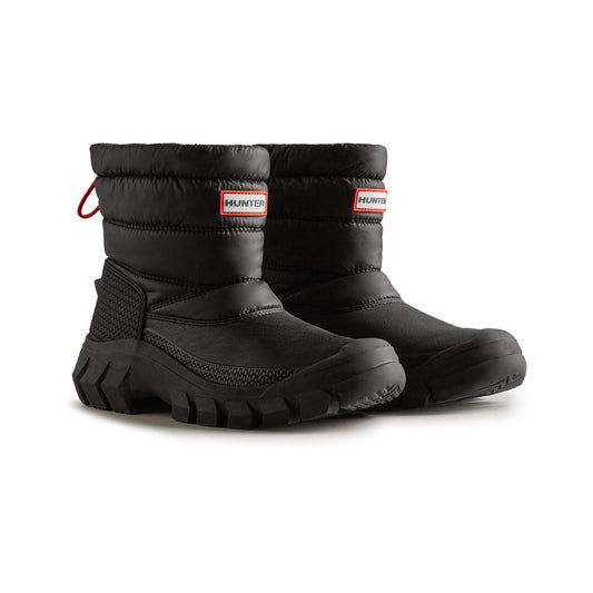 Hunter Intrepid Short Womens Snow Boot - Black