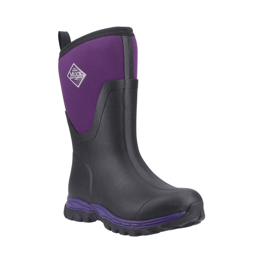 Muck Boots Arctic Sport II Mid Wellington Womens - Black/Acai