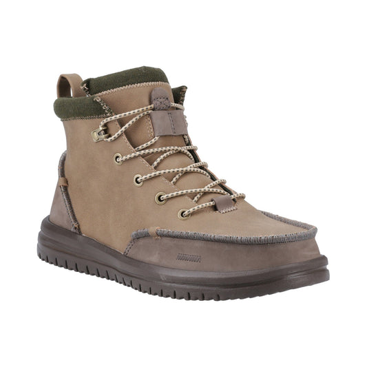 HEYDUDE Bradley Tumbled Classic Mens Boots - Nut