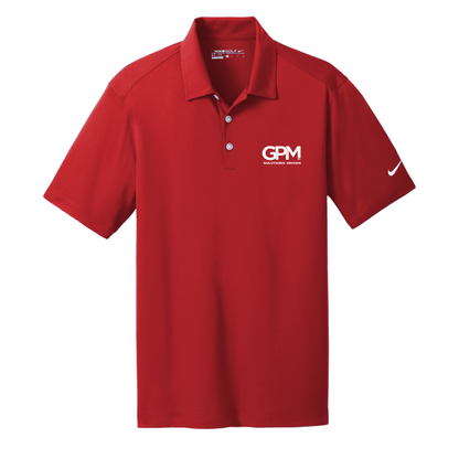 GPM 637167 Nike Dri-FIT Vertical Mesh Polo with embroidered left chest logo