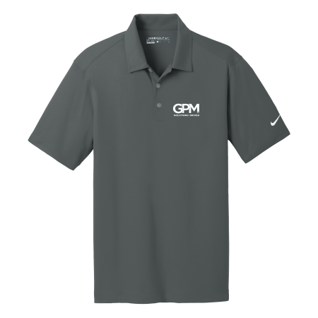 GPM 637167 Nike Dri-FIT Vertical Mesh Polo with embroidered left chest logo