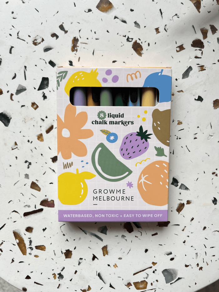 Growme Melbourne Pastel Chalk Pens - 8 Pack