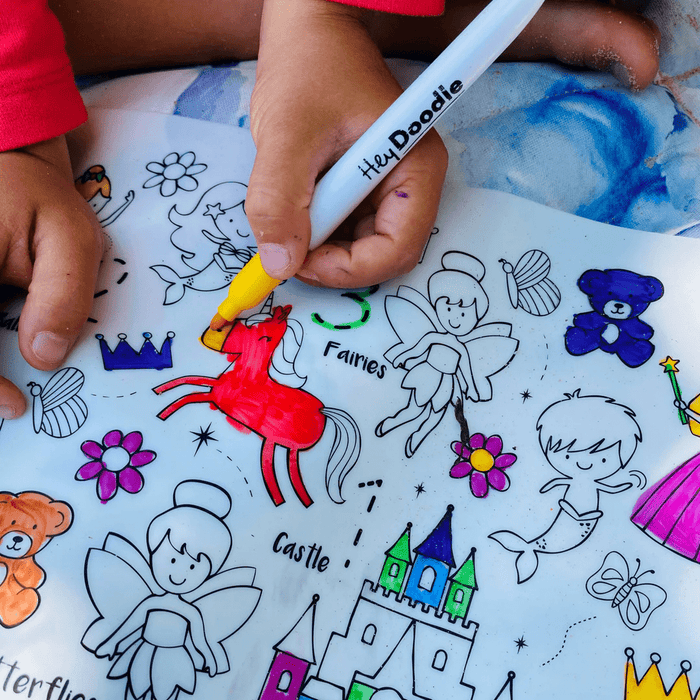 HeyDoodle Reusable Silicone Drawing Mat Sugar and Spice