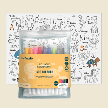 HeyDoodle Reusable Silicone Drawing Mat into the wild