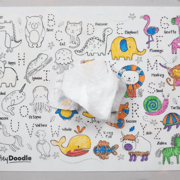 HeyDoodle Reusable Silicone Drawing Mat into the wild