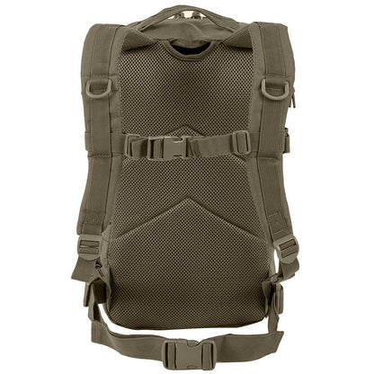 rear of highlander ranger green 28l recon pack