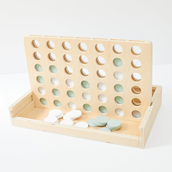 HipKids 4 in a Row White/Olive