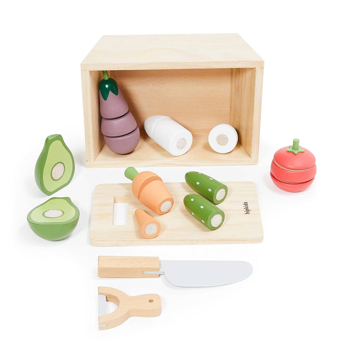 HipKids Play Vegetable Crate Set - Preorder