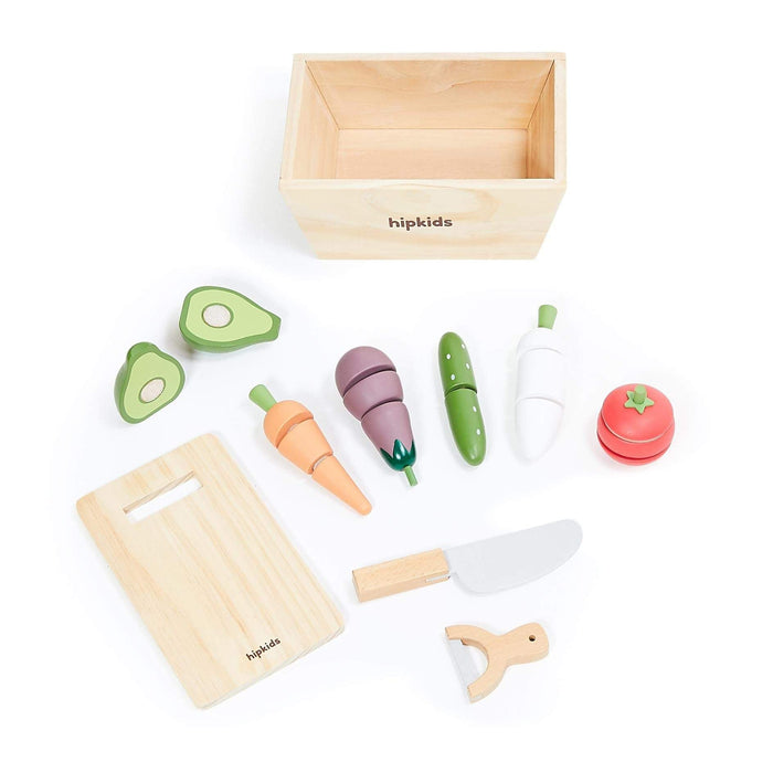 HipKids Play Vegetable Crate Set - Preorder