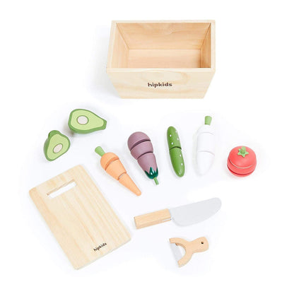 HipKids Play Vegetable Crate Set - Preorder