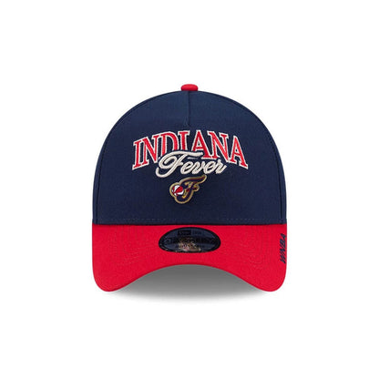 Pictured is this WNBA Tip Off 2026 Indiana Fever 9FORTY A-Frame cap in navy. 2