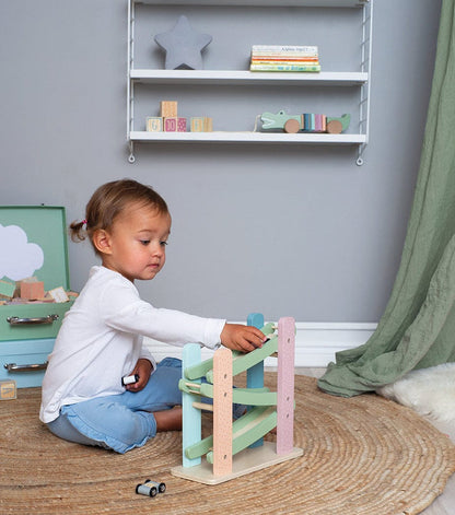 JaBaDaBaDo Car Roller Teddy with 3 Cars
