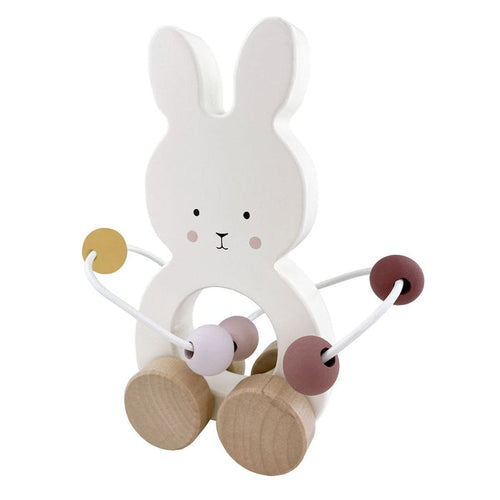 JaBaDaBaDo Pull Bunny with Abacus