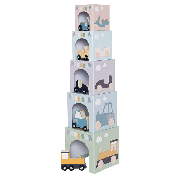 JaBaDaBaDo Stacking Cubes Vehicles 1-5