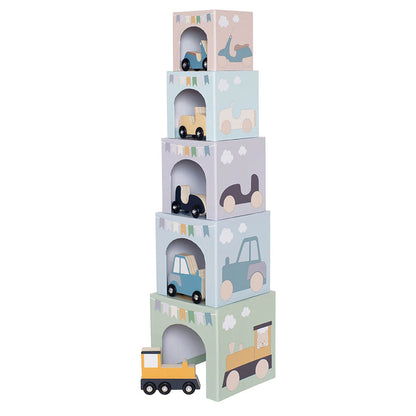 JaBaDaBaDo Stacking Cubes Vehicles 1-5