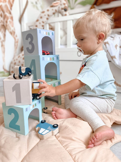 JaBaDaBaDo Stacking Cubes Vehicles 1-5