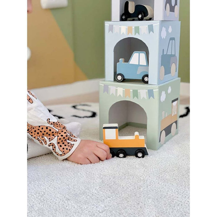 JaBaDaBaDo Stacking Cubes Vehicles 1-5