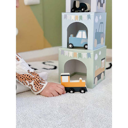 JaBaDaBaDo Stacking Cubes Vehicles 1-5