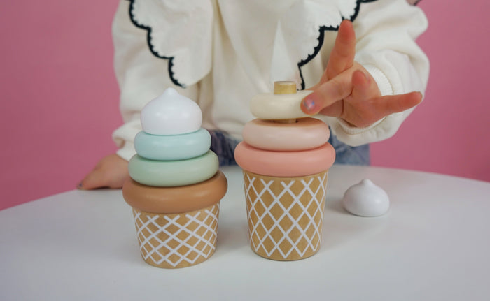 JaBaDaBaDo Stacking Toy Ice Creams