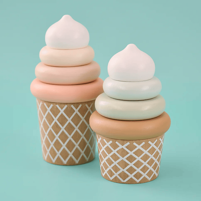 JaBaDaBaDo Stacking Toy Ice Creams